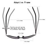 NIEEPA Aviator Polarized Sunglasses Mens Al-Mg Metal Ultra Light Frame Driving Glasses