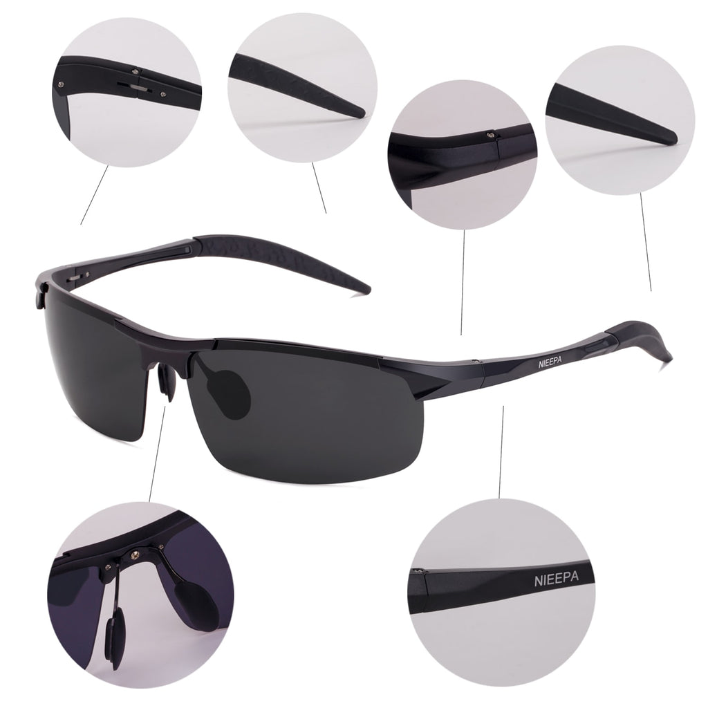 NIEEPA Sports Glasses Cycling Spring Hinge NUS1007-1