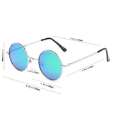 NIEEPA John Lennon Vintage Round Polarized Hippie Sunglasses Small Circle Sun Glasses NP1002
