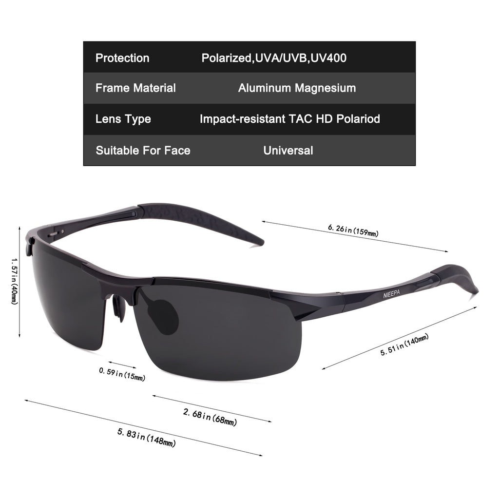 NIEEPA Sports Glasses Cycling Spring Hinge NUS1007-1