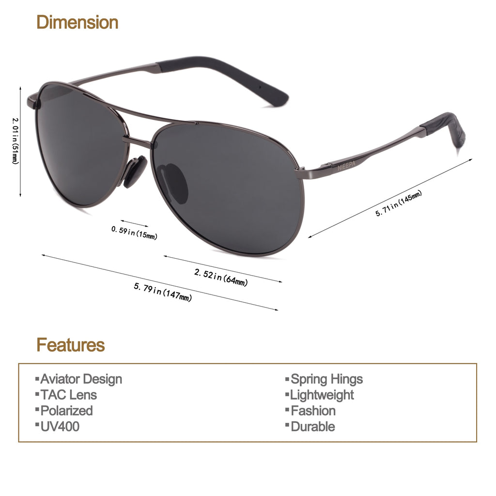 Aviator Men Women Polarized