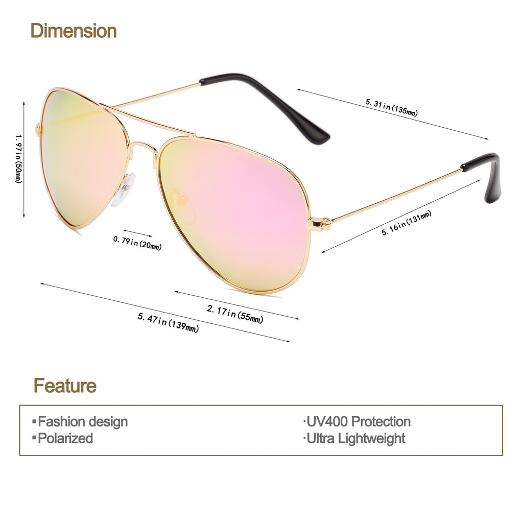Aviator Polarized Eye glasses