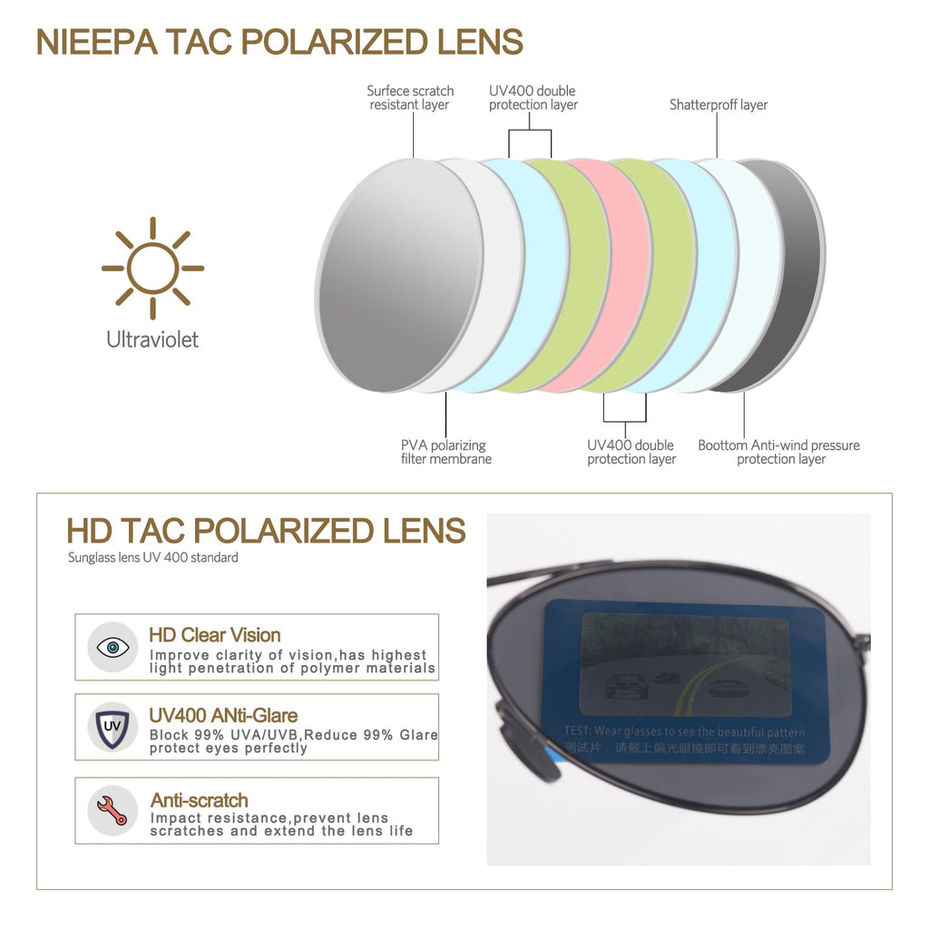 Aviator Men Women Polarized