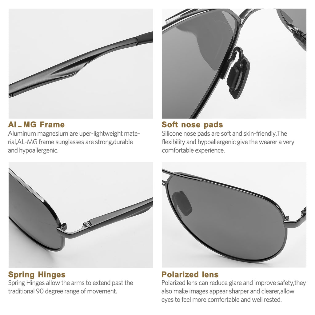 Aviator Polarized Aluminum Magnesium
