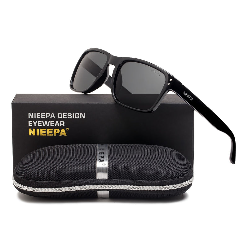 Square Polarized Sunglasses Retro Classic Stylish Vintage Driving Glasses
