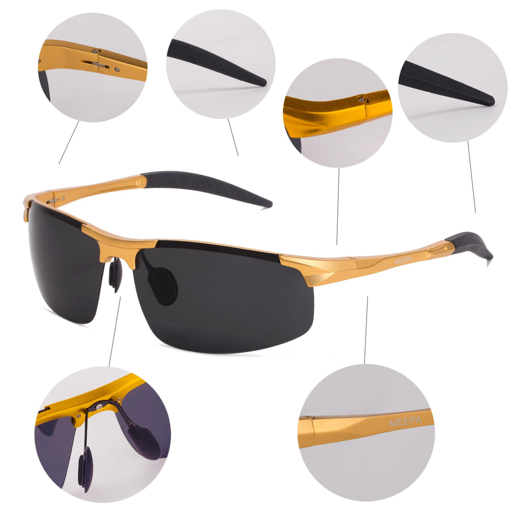NIEEPA Sports Glasses Cycling Spring Hinge NUS1007-1