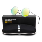 NIEEPA John Lennon Vintage Round Polarized Hippie Sunglasses Small Circle Sun Glasses NP1002