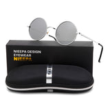 NIEEPA John Lennon Vintage Round Polarized Hippie Sunglasses Small Circle Sun Glasses NP1002