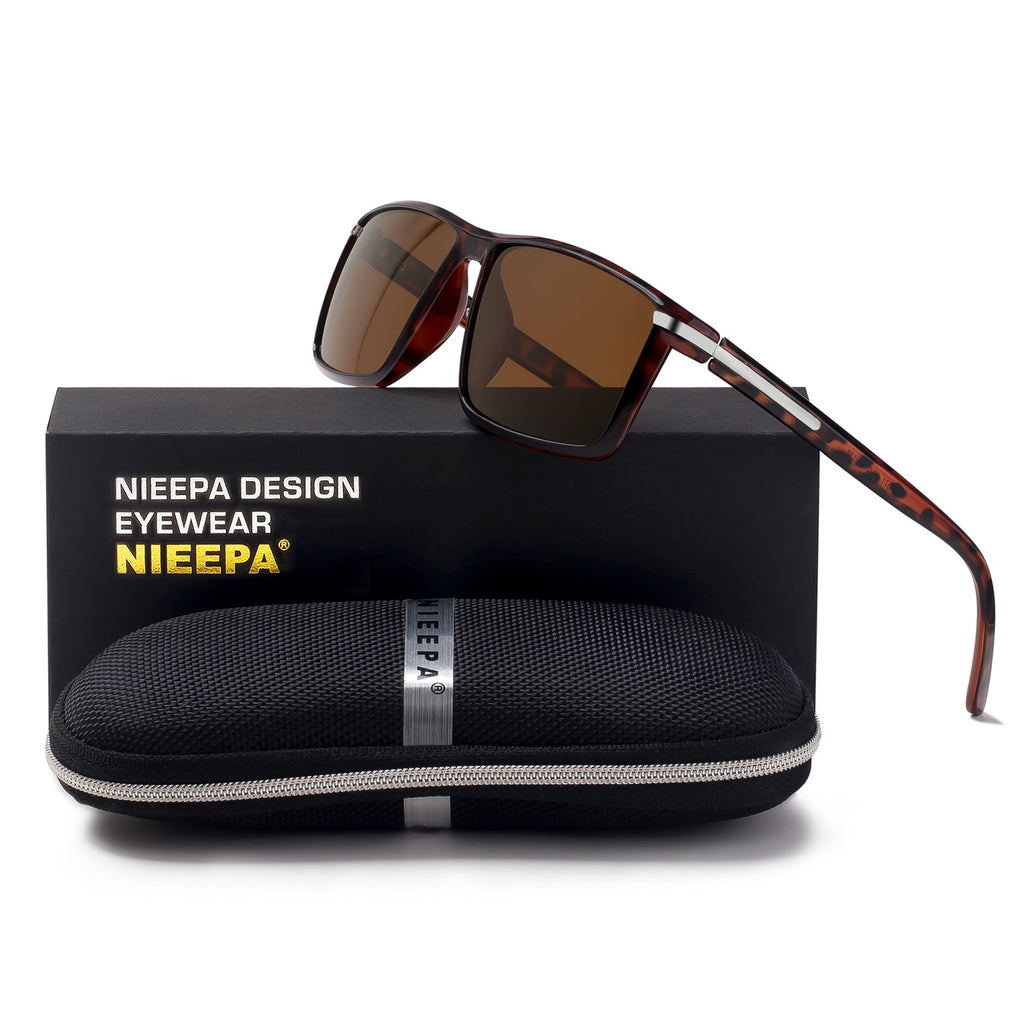 Square Polarized TR90 Frame TAC Lens Sunglasses