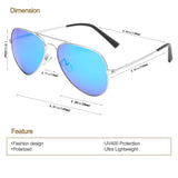 Aviator Polarized TAC Lenses Spectacles