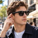 Electrochromic AI Camera Glasses with Touch-Control Tint and App Translation