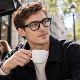 AI Translation Smart Glasses with 8MP Camera, Bluetooth Calls and Voice Assistant