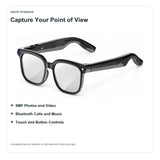 8MP AI Camera Glasses with App Translation and Bluetooth Audio