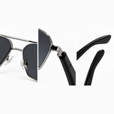 Bluetooth Smart Glasses with Auto On/Off Spring Hinge for Music and Calls
