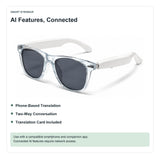 AI Translation Audio Glasses with Open-Ear Bluetooth and Touch Controls