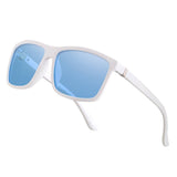 NIEEPA Men's Driving Sports Polarized Sunglasses Square Wayfarer Plastic Frame Glasses NUS1007