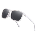 NIEEPA Men's Driving Sports Polarized Sunglasses Square Wayfarer Plastic Frame Glasses NUS1007