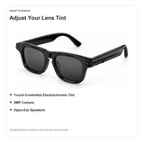 Electrochromic AI Camera Glasses with Touch-Control Tint and App Translation