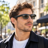 AI Camera Glasses with App Visual Recognition and Open-Ear Audio