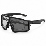 Smart Bluetooth Audio Glasses with Photochromic Lenses and Touch Controls for Cycling