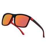 NIEEPA Men's Driving Sports Polarized Sunglasses Square Wayfarer Plastic Frame Glasses NUS1007