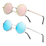 NIEEPA John Lennon Vintage Round Polarized Hippie Sunglasses Small Circle Sun Glasses NP1002