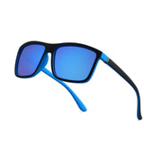NIEEPA Men's Driving Sports Polarized Sunglasses Square Wayfarer Plastic Frame Glasses NUS1007