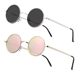 NIEEPA John Lennon Vintage Round Polarized Hippie Sunglasses Small Circle Sun Glasses NP1002