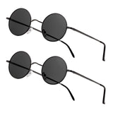 NIEEPA John Lennon Vintage Round Polarized Hippie Sunglasses Small Circle Sun Glasses NP1002