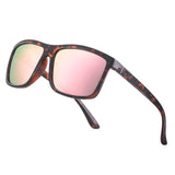 NIEEPA Men's Driving Sports Polarized Sunglasses Square Wayfarer Plastic Frame Glasses NUS1007