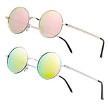 NIEEPA John Lennon Vintage Round Polarized Hippie Sunglasses Small Circle Sun Glasses NP1002