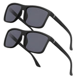 NIEEPA Men's Driving Sports Polarized Sunglasses Square Wayfarer Plastic Frame Glasses NUS1007