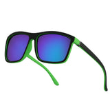 NIEEPA Men's Driving Sports Polarized Sunglasses Square Wayfarer Plastic Frame Glasses NUS1007