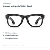 AI Camera Glasses with Charging Case and App-Assisted Translation