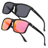 NIEEPA Men's Driving Sports Polarized Sunglasses Square Wayfarer Plastic Frame Glasses NUS1007