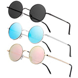 NIEEPA John Lennon Vintage Round Polarized Hippie Sunglasses Small Circle Sun Glasses NP1002