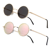 NIEEPA John Lennon Vintage Round Polarized Hippie Sunglasses Small Circle Sun Glasses NP1002