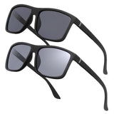 NIEEPA Men's Driving Sports Polarized Sunglasses Square Wayfarer Plastic Frame Glasses NUS1007