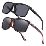 NIEEPA Men's Driving Sports Polarized Sunglasses Square Wayfarer Plastic Frame Glasses NUS1007