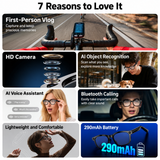 AI Translation Smart Glasses with 8MP Camera, Bluetooth Calls and Voice Assistant