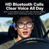 AI Translation Smart Glasses with 8MP Camera, Bluetooth Calls and Voice Assistant