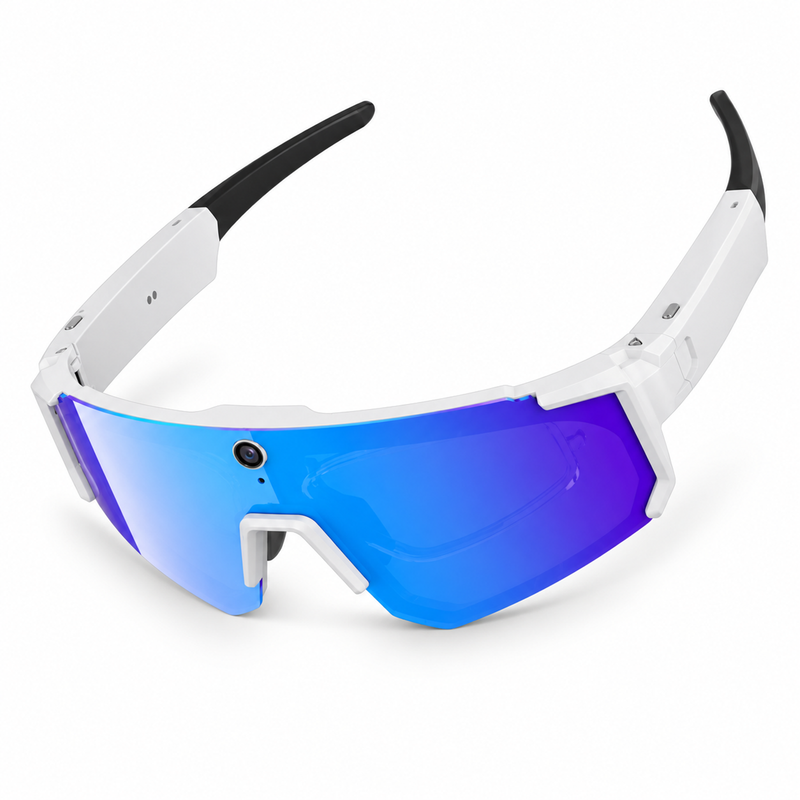 AI Sport Camera Glasses with App Translation and Wi-Fi Media Transfer