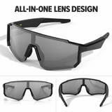 Smart Bluetooth Audio Glasses with Photochromic Lenses and Touch Controls for Cycling