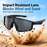 Smart Bluetooth Audio Glasses with Photochromic Lenses and Touch Controls for Cycling