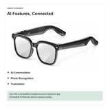 8MP AI Camera Glasses with App Translation and Bluetooth Audio