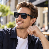 AI Translation Audio Glasses with Open-Ear Bluetooth and Touch Controls