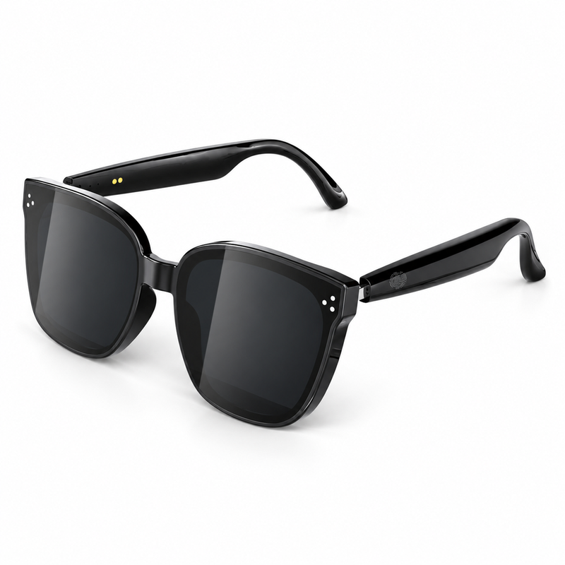 Smart Bluetooth Sunglasses with AI Translation, Calls, Music and Phone Camera Control