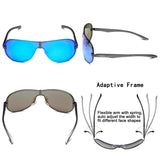 NIEEPA Men Polarized Sunglasses Fashion Brand Rimless Driving Sun Glasses Outdoor Goggle