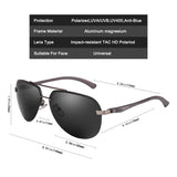 NIEEPA Polarized Aviator Sunglasses For Men Women Half Frame Spring Hinges Sun Glasses UV400