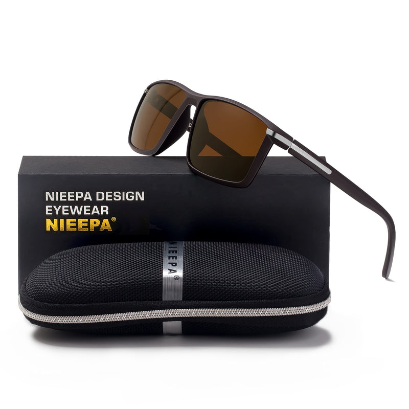 Square Polarized TR90 Frame TAC Lens Sunglasses